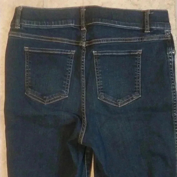 Spanx Skinny Jeans Pull On Stretchy Ankle Blue Women’s L - Picture 5 of 8